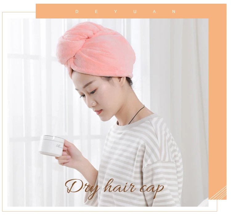 Large Microfiber Twist Drying Towel For Hair Absorption Hair Towel