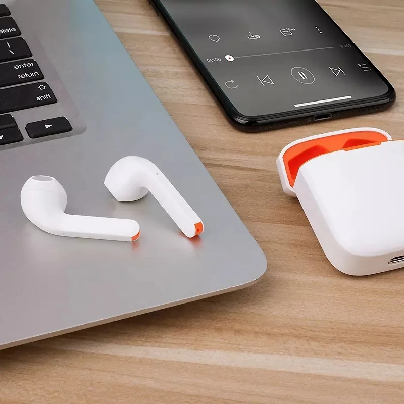 High quality H21T waterproof with indicator blue tooth mini TWS wireless sports earbuds