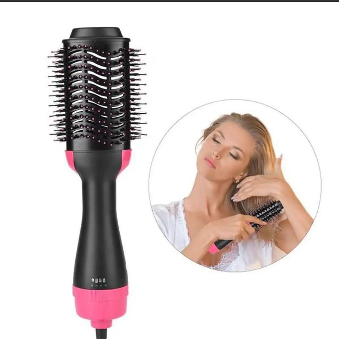 

3 in 1 Hair Dryer Brush One Step Hot Air Brush Volumizer Blow Straightener Curler Professional Curling Iron Hair Styler Comb