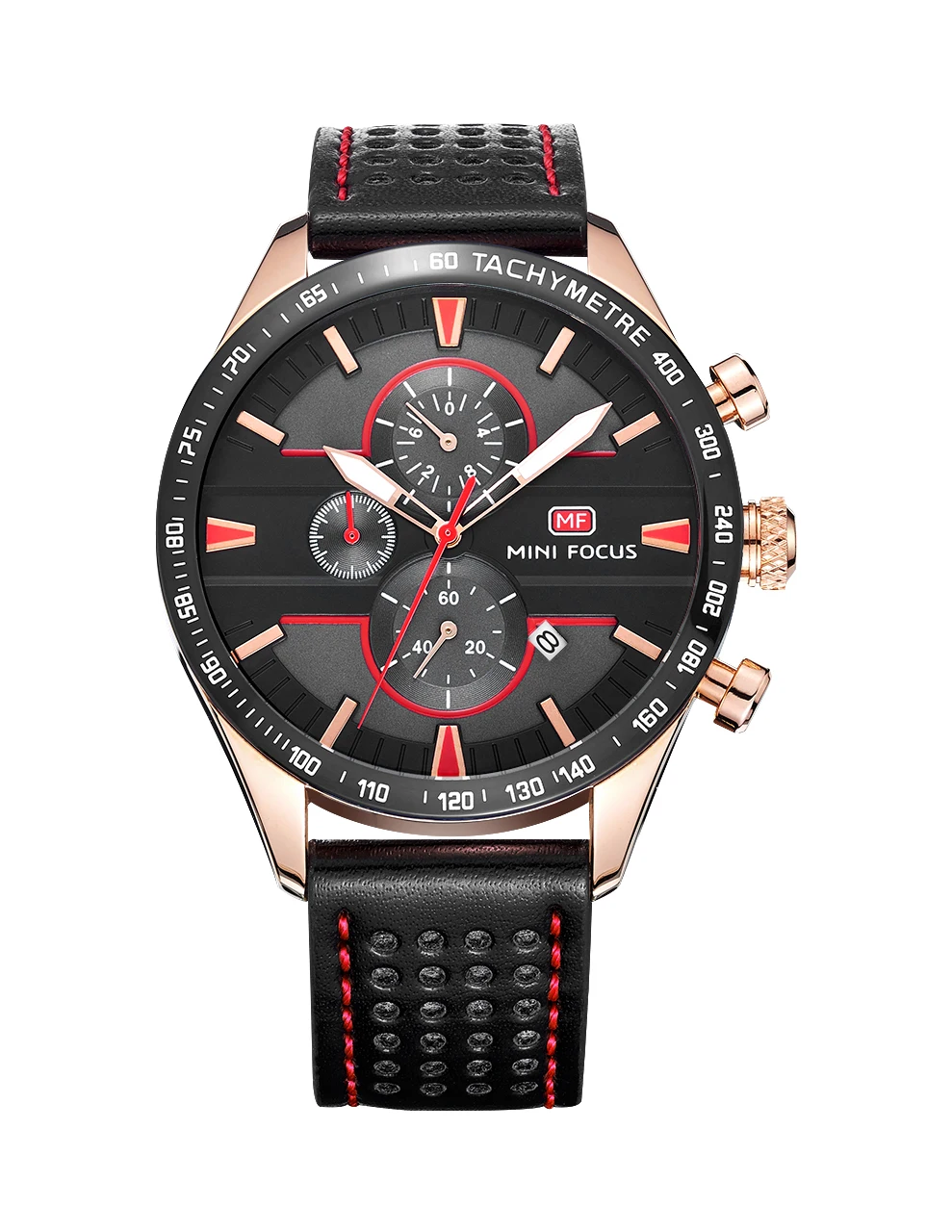 

Hot Sale Casual Business Speed Measurement Sport Watch Calendar Waterproof Reloj De Moda Genuine Leather Belt Men's Watches, 5 colors