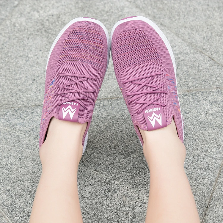 

walking running casual pink shoes for women ladies running shoes wholesale 2021 sneakers woman