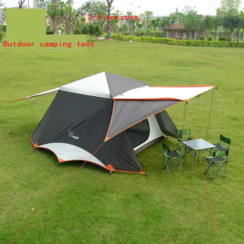 

2020 Newest Design Automatic 3-4 Person Luxury Huge Family Waterproof Outdoor Camping Tent for sale