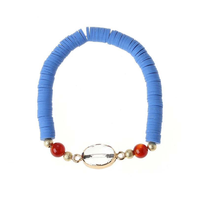 Macrame Silicone Rubber Bead Diy Bracelet Boho Colorful Polymer Baby