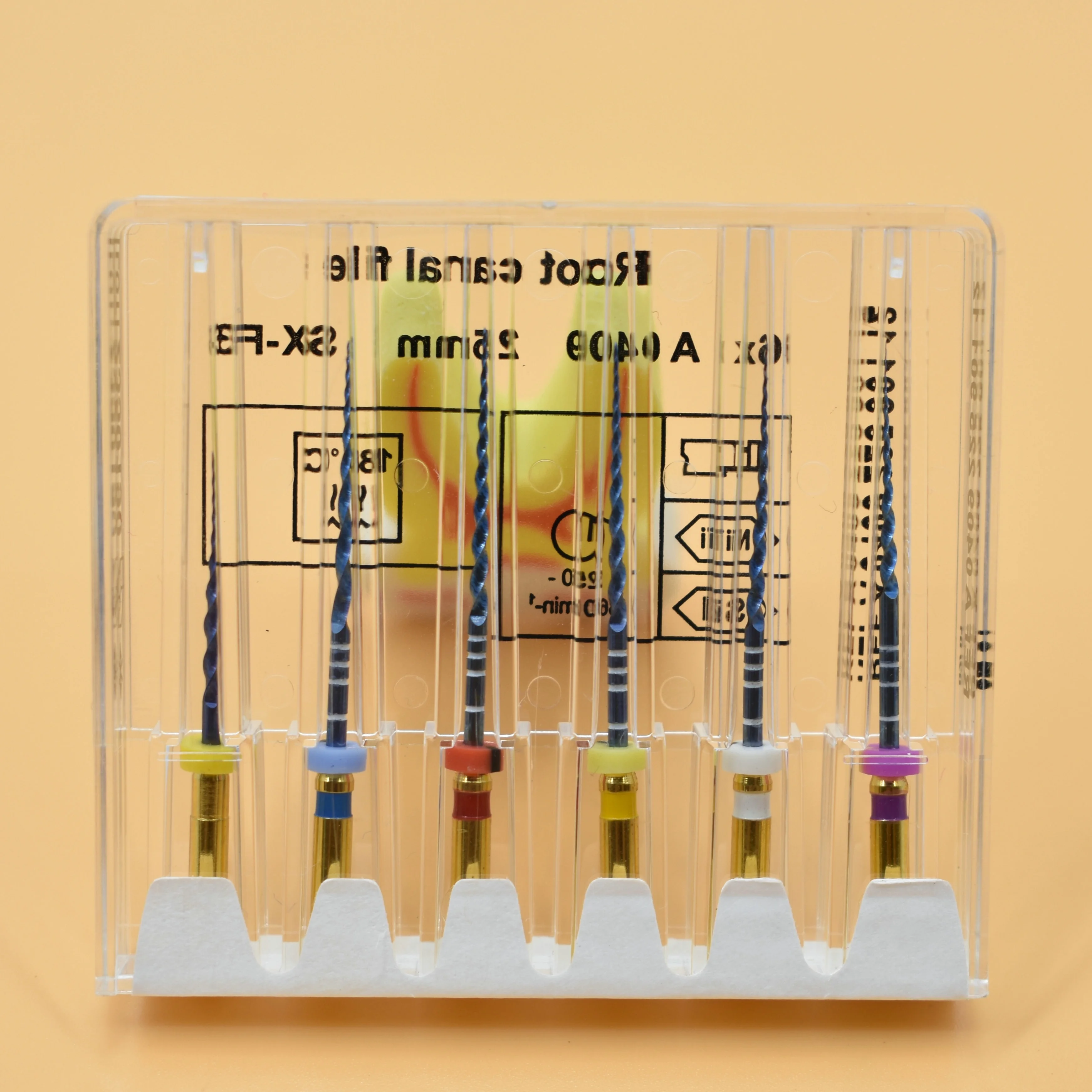 
Dental files super file engine blue rotary files 25MM SX-F3 heat actication root canal files 