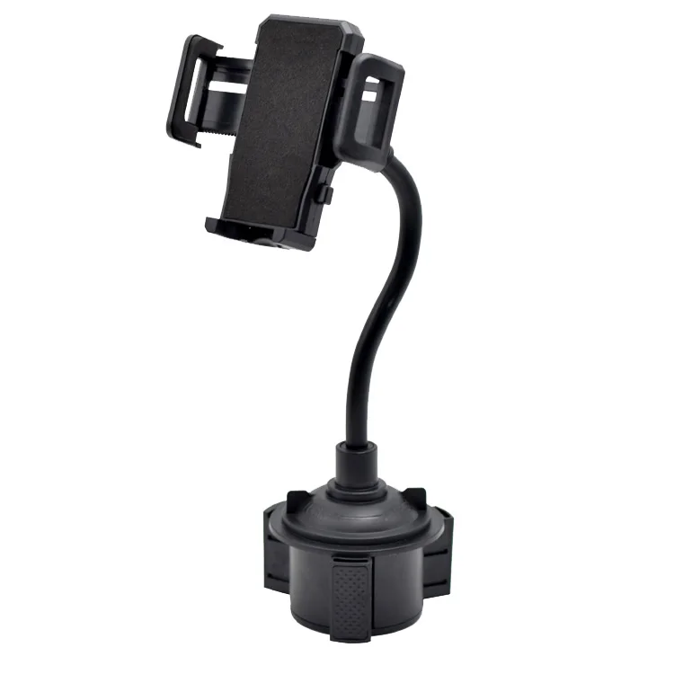 

2020 car accessories adjustable flexible extendable 360 degree rotation car cup holder cell phone mount, Black