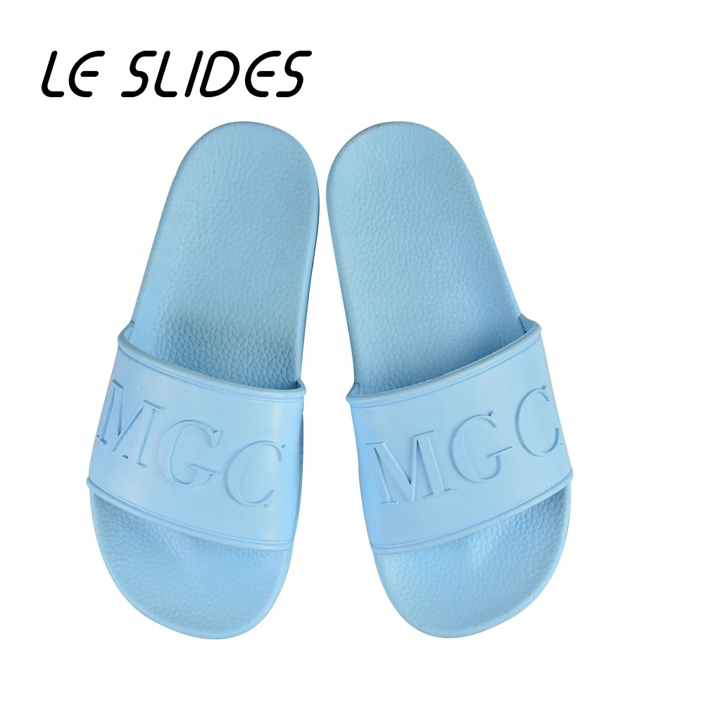 

Custom Logo Pvc Color Slides Sandals House Slippers For Women, Custom or yellow/blue/pink/red/green/white/black