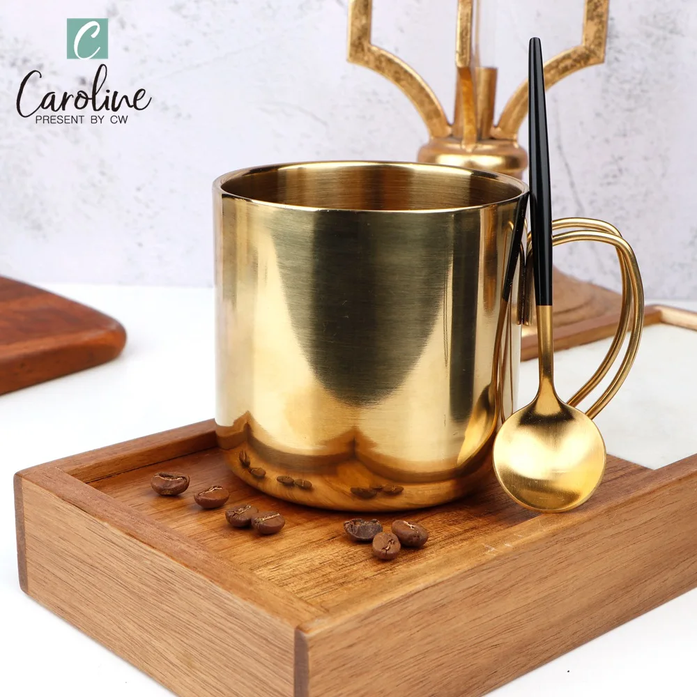 

304 Stainless Steel Double Wall Mug, Customized colors acceptable