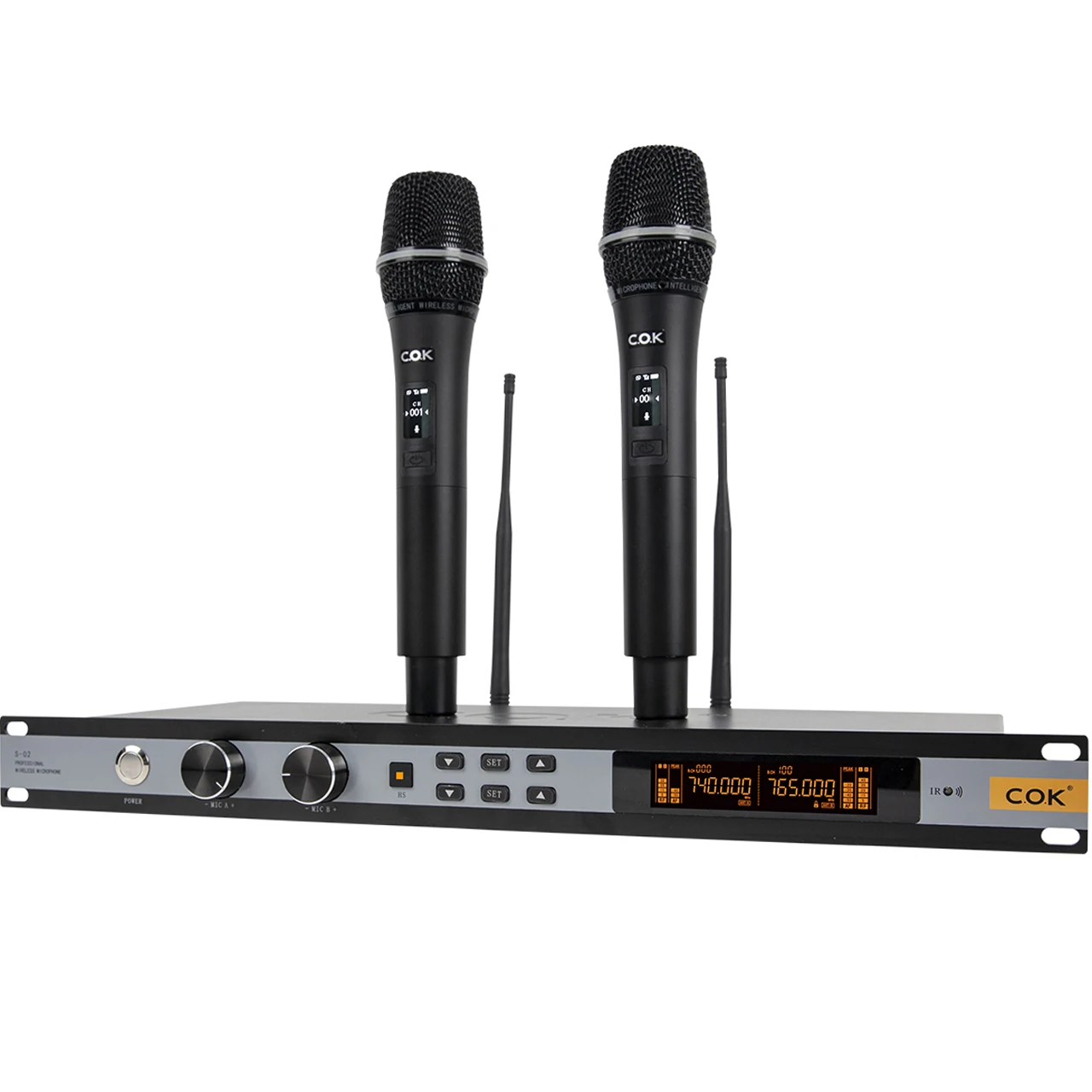 

spin the microphone with dual channel voice coaches uhf wireless microphone system with true diversity receiver