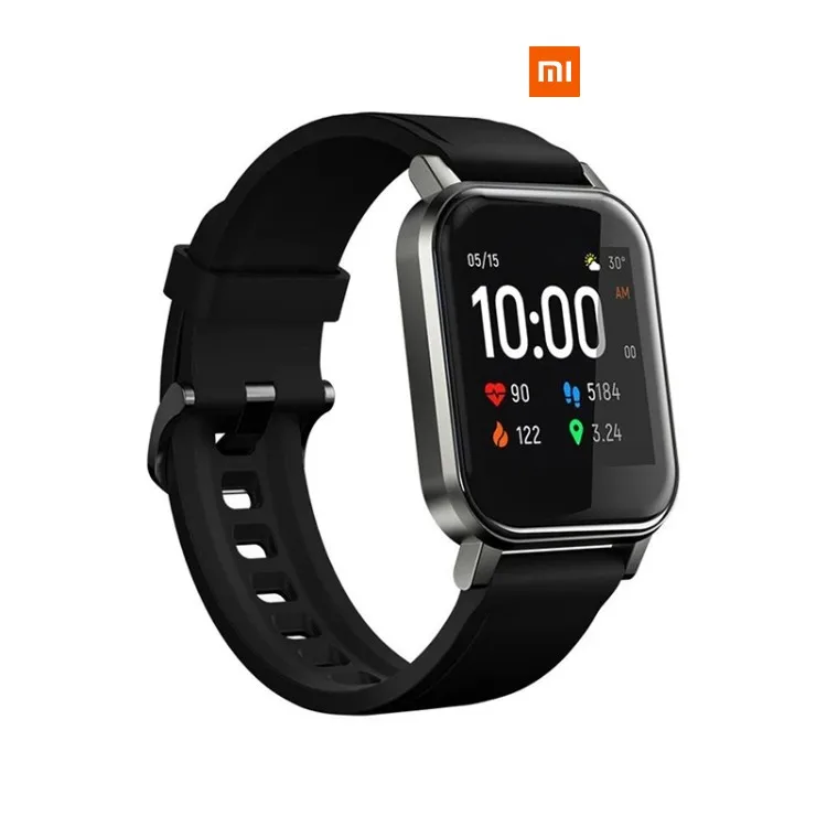 

English Global Version Haylou LS02 Smart Watch IP68 Waterproof Heart Rate Monitor Sport Watch with 12 Sports Modes