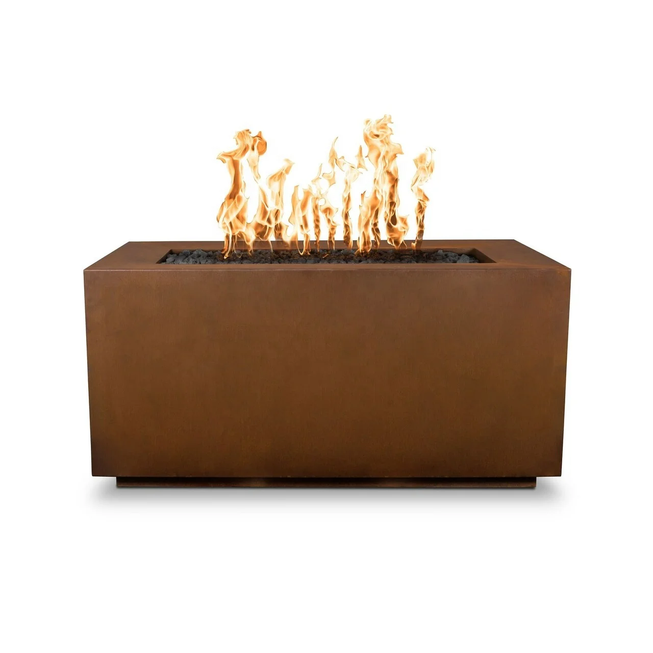 

balck panited corten steel backyard fireplace propane fire pit patio heaters, Black or rust