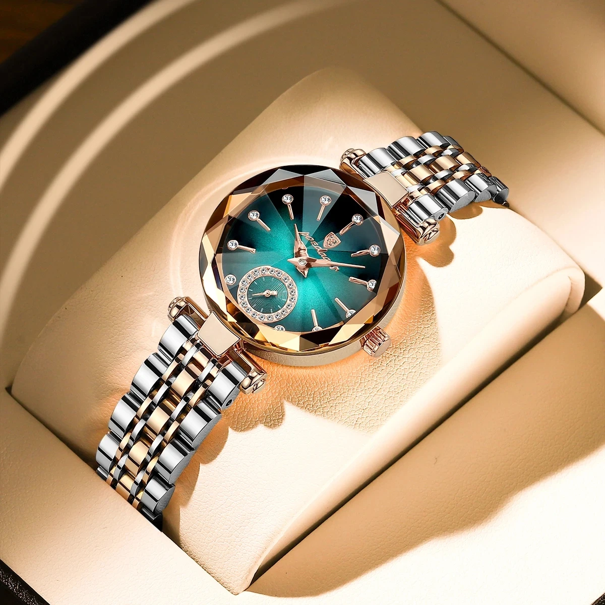 2024 POEDAGAR New 719 Luxury Watches for Ladies Top Stainless Steel Waterproof Quartz Female Wrist Watch Relogio Feminino
