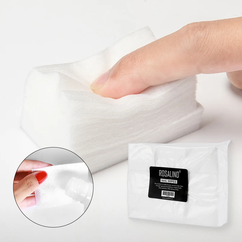 

Rosalind hot sale lint free nail wipe nail polish remover wipes lint-free cleaner pads nail wipes for wholesale