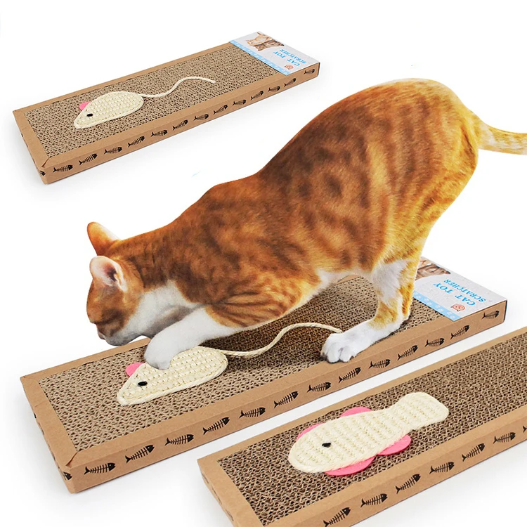 

Amazon Best Seller Corrugated Sisal Cat Toy Scratcher Board, As pictures