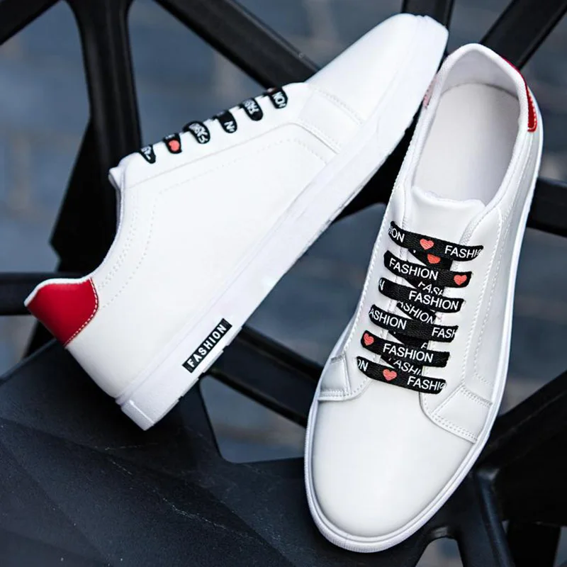 

School shoes boys casual leather sneakers male autumn 2020 fashion sneakers flat outdoor shoes men sneakers