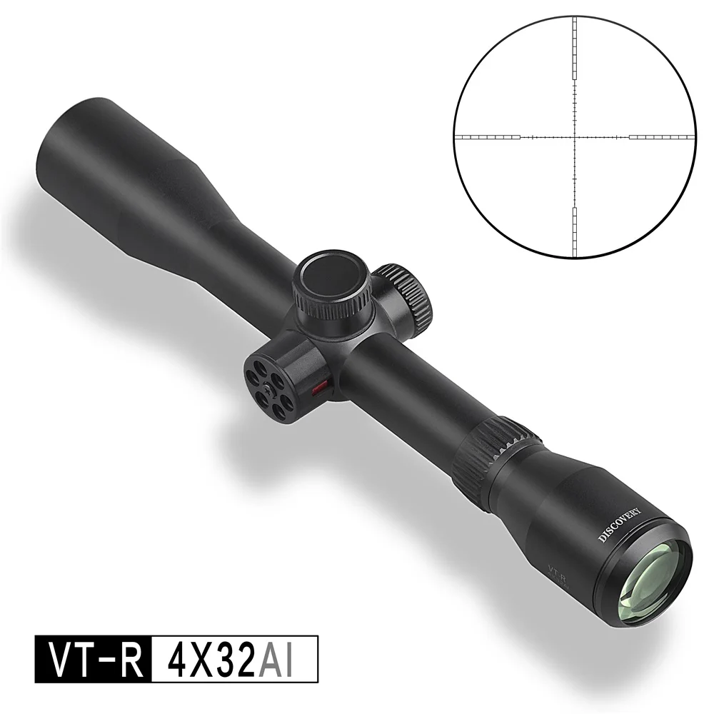 

Discovery Optics VT-R 4x32AI Rifle Scope Mil Dot Reticle Tactical Telescopes Second Focal Plane Hunting Sights Sniper Shooting