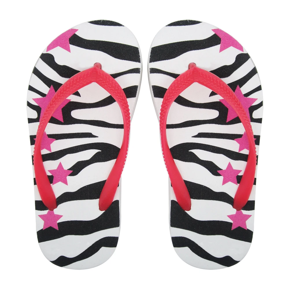 
Flip flop Girls Summer Outdoor Printed Slippers 