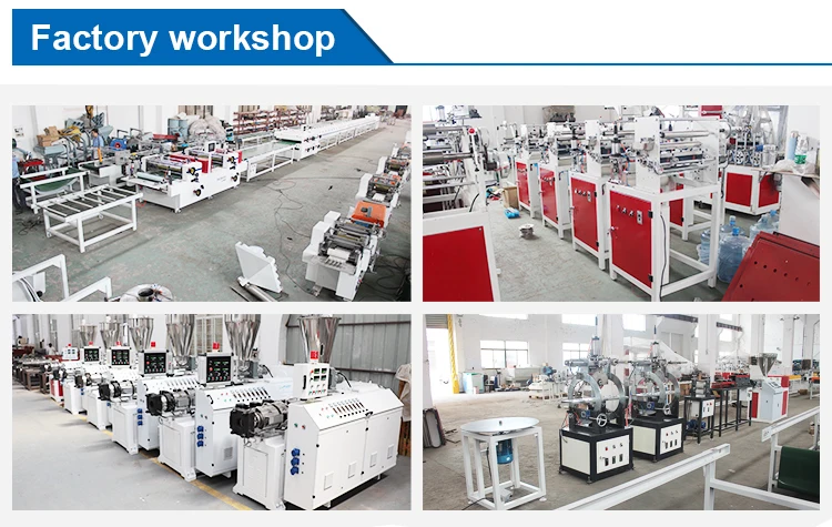 conical twin screw extruder for PVC pipe profile board