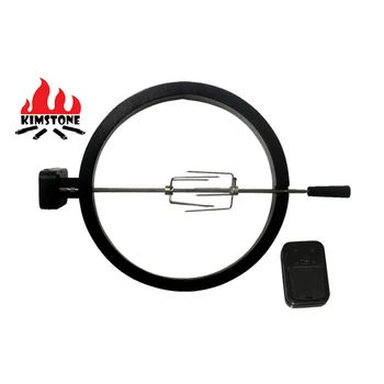 KIMSTONE 18 Inch 22" 24" 26" 28"  BBQ Grill Accessories Rotisserie Kit Ceramic Kamado Grill