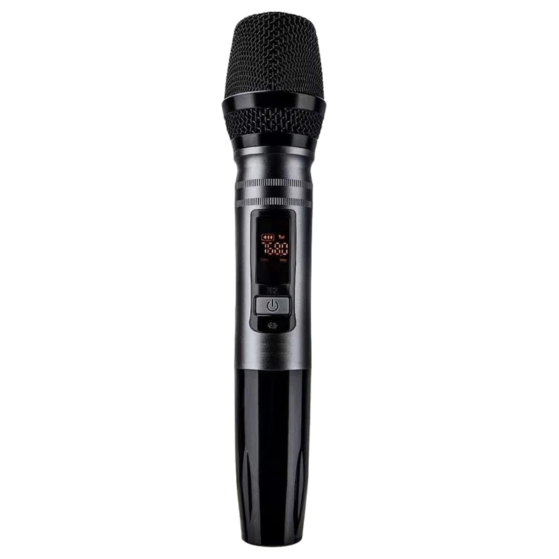 

Factory Latest professional stage microphone performance handheld uhf wireless karaoke microphone for sale, Gold&black