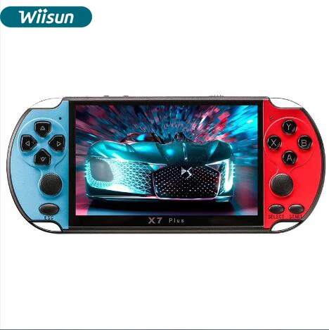 

X7 64 bit 5.1 inch Portable Retro Video Game Console Handheld Game Player For Psp Games