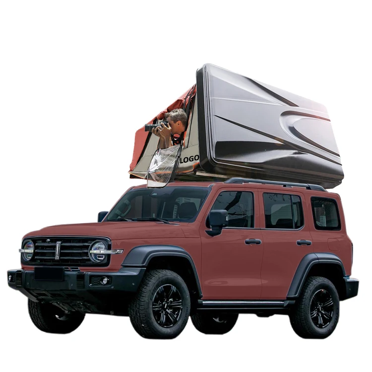 

WILDSROF 2021 auto 3-4 people rooftop tent car roof top ABS plastic roof top tents for camping suv roof tent