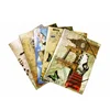 Creative 4c printing paper documents folder with elastic rope closure A4 size for documents storage filling