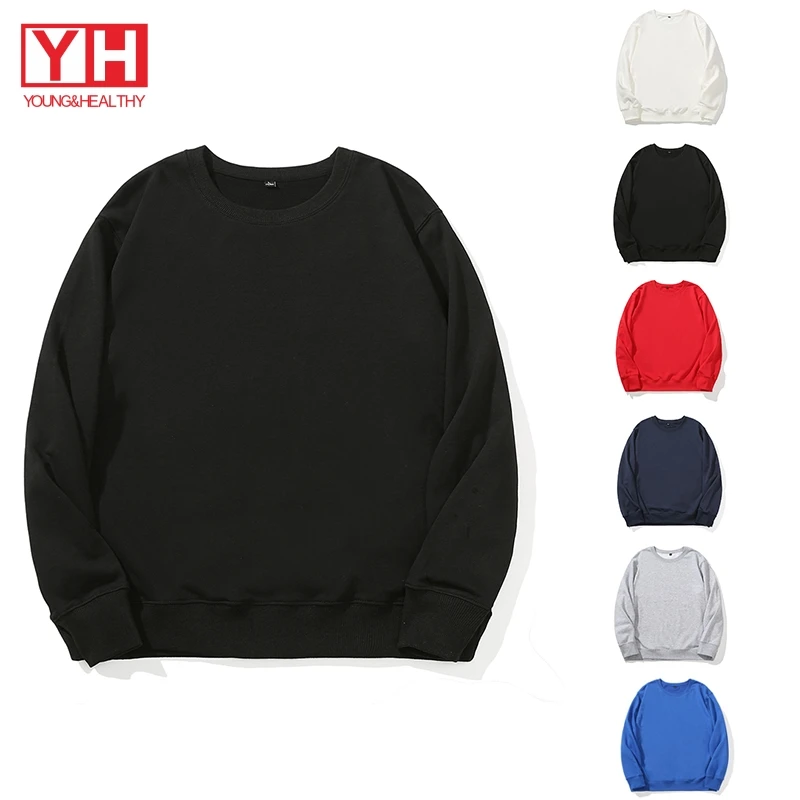 

YH Sporting Wholesale Custom Design Long Sleeve Winter Thick Men's crewneck Hoodies & Sweatshirts