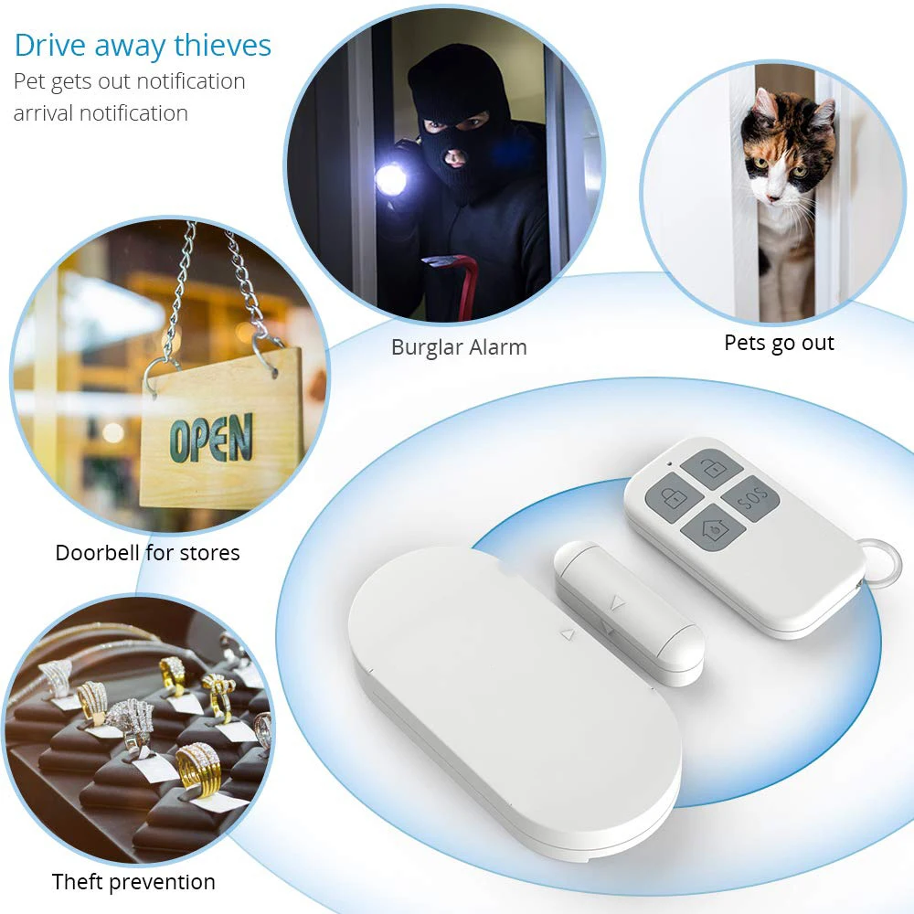 Home Security Wireless Alarm Anti Thief Alarm Door Window