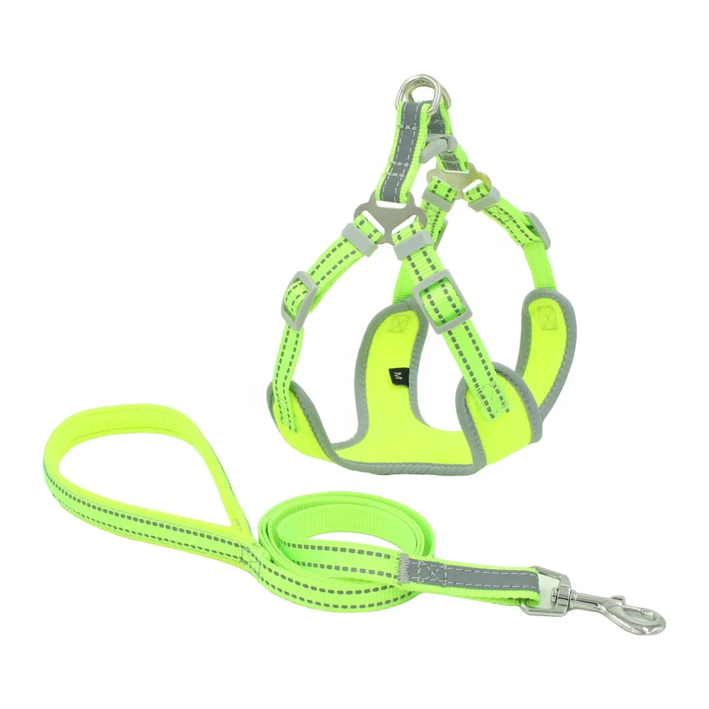 

New Lightweight Custom Logo Pet Dog Safety Harness Adjustable Soft Touch