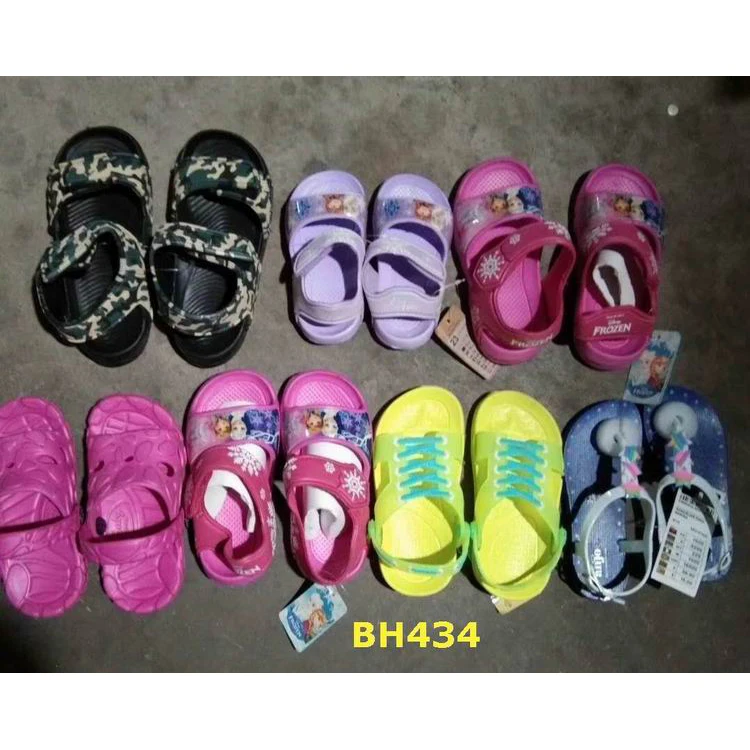 
stock lot shoes flip flops child sandal custom kids beach slippers flip flops wholesale 