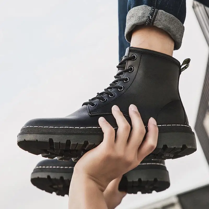

Durable Hot Sale Pu Rubber Martin Boots Shoes Boots Men Boots Shoes For Men Shoes