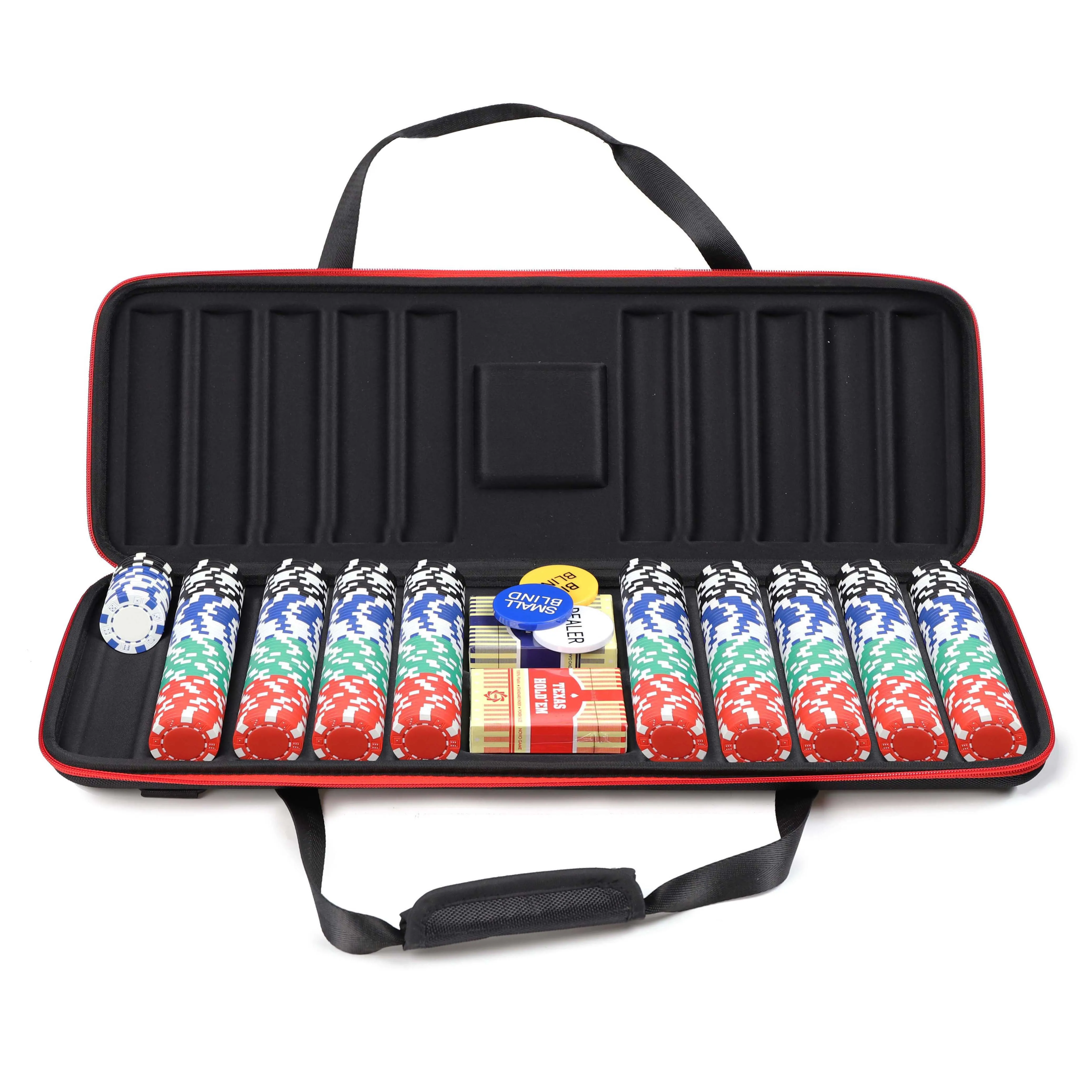 Custom Storage 1000 /2000 Casino Poker Chip Set Case With Handle Buy