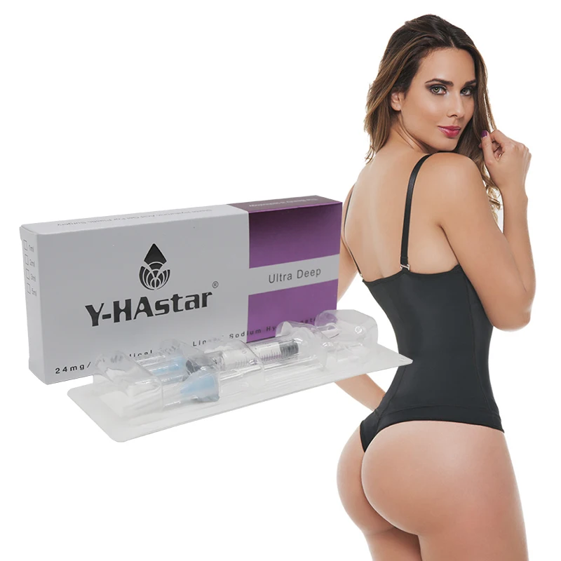 

Injectable acid hyaluronic fillers for breast and buttock injections, Transparent