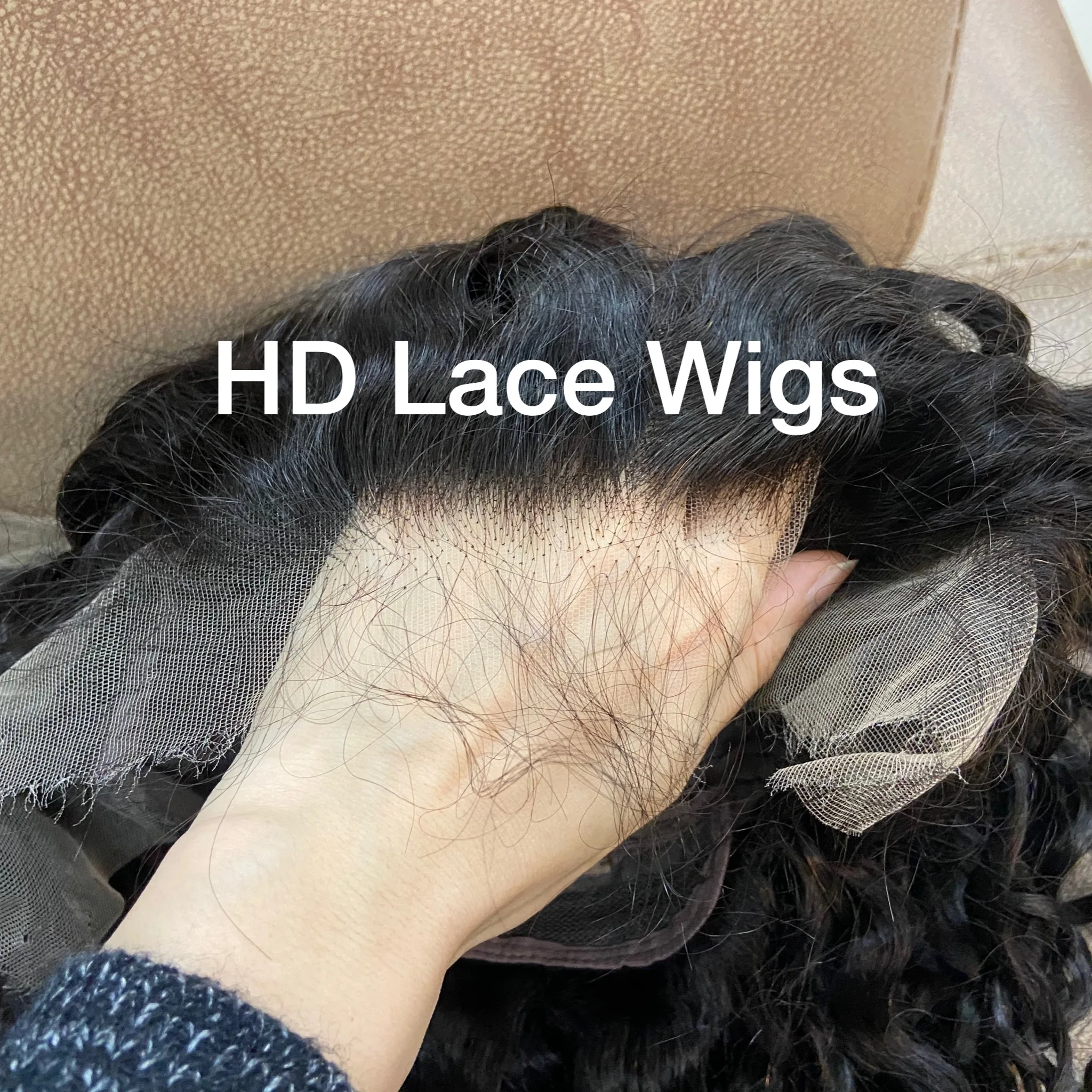 

13x6 transparent hd lace frontal wig raw vietnamese hair hd lace frontal cuticle aligned 150% 180% 250% hd glueless lace wig, Natural black
