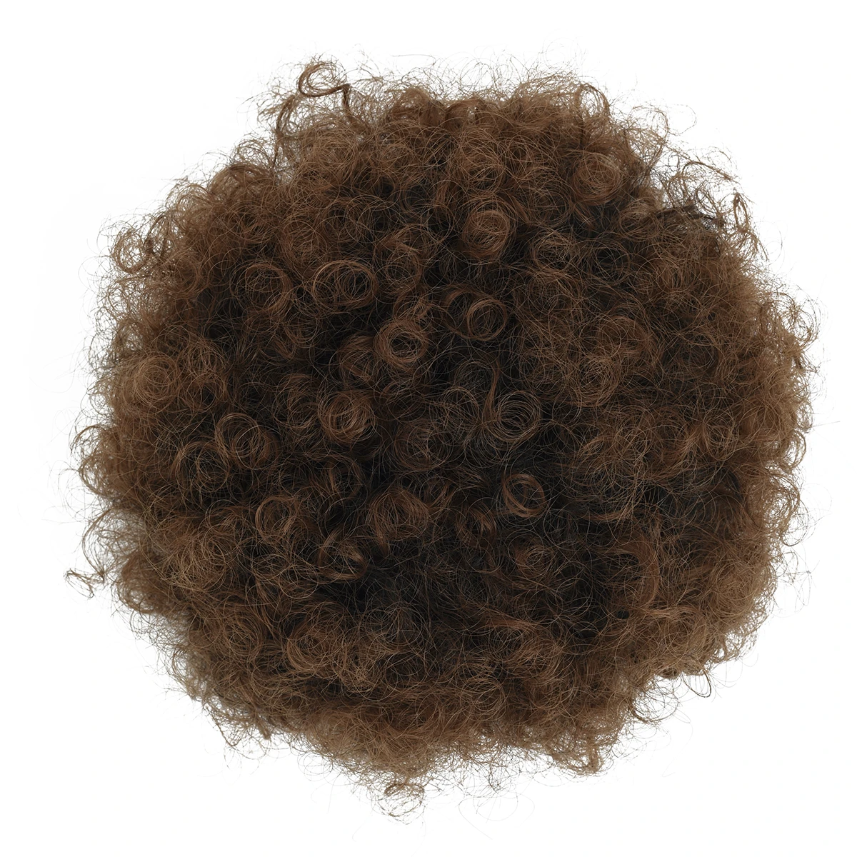 

Messy Natural Elastic Maker Curly Hairpiece puff bun Scrunchies Afro Cheveux Chignon Synthetic Hair Bun Extensions, #1b/30-black to coffee brown