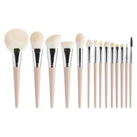 

HXT-071 14pcs new arrival professional crystal fiber makeup brushes set for daily makeup