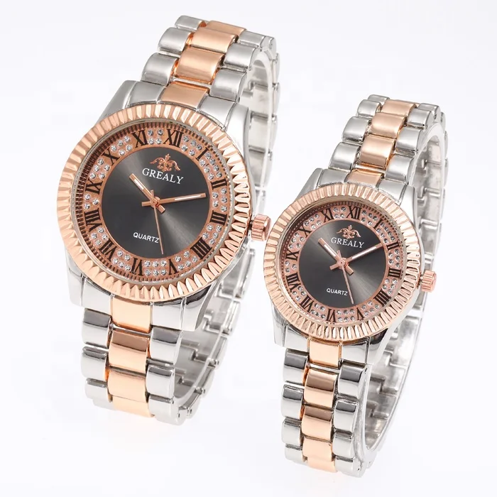 

Hot Products TW402 Rome Black Steel Watch Men Analog Rose Gold Ladies Dress Watches relogio