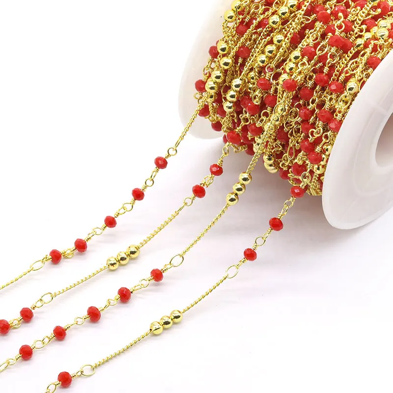 

Wholesale 18K gold plated brass beads chain,gold plated brass chain roll for jewelry making, Gold, silver, rose gold, black