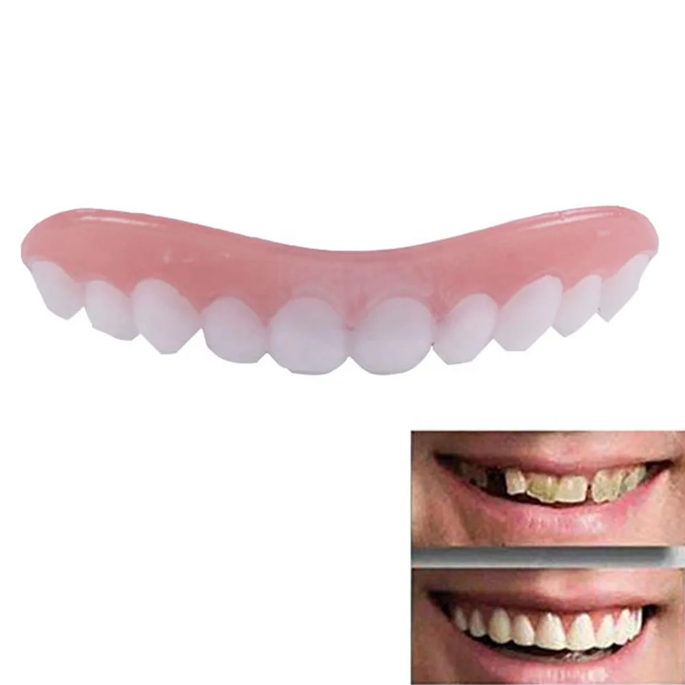 

Teeth Whitening Silicone Teeth Cover Smile Veneer Dentures Beauty Tools, White color