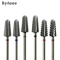 

HYTOOS Two-way Volcano Bit 3/32" Carbide Nail Drill Bit Rotary Milling Cutter For Manicure Nail Drill Accessories Tools