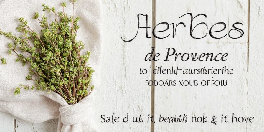 Traditional herb garden in Provence