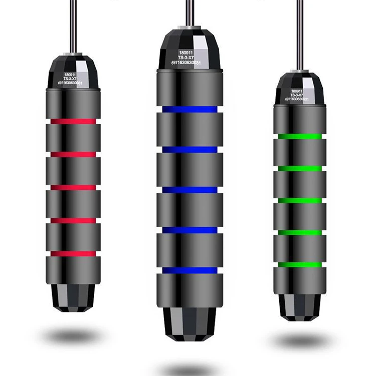 

Elastic Gym Weighted EVA Fitness Soft Foam Handle Sports Training Jump Rope, Custom color