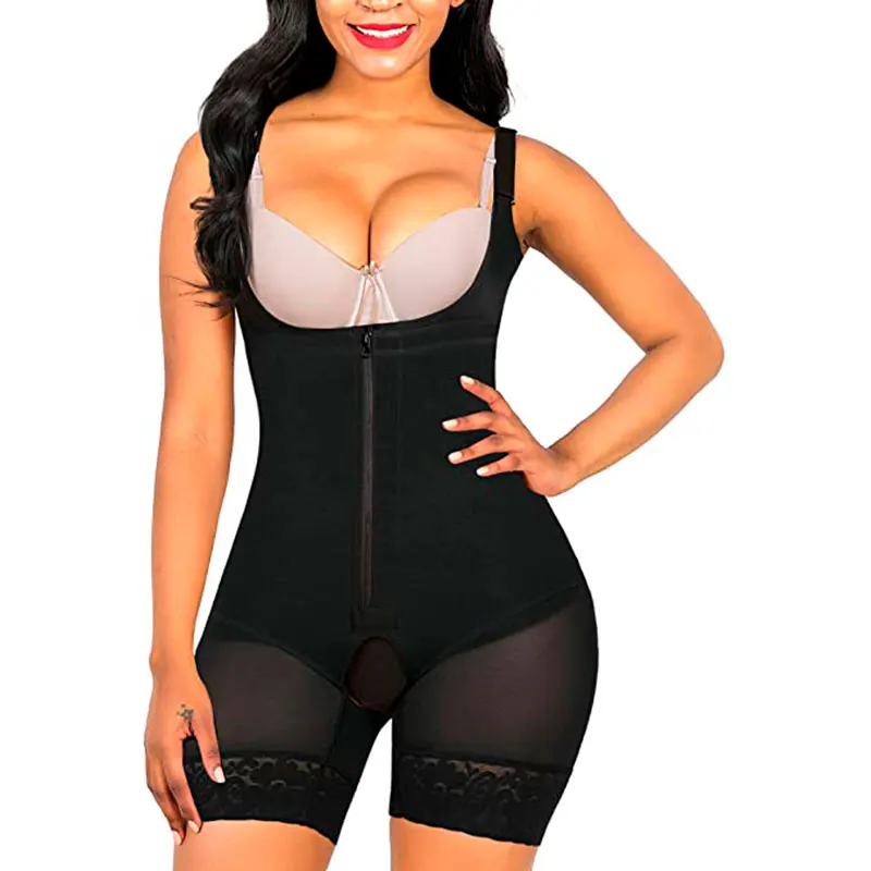 

Factory Supply Body Shaper for Women Seamless Shapewear Tummy Control Shaper Fajas Colombianas Post Surgery, Black, beige