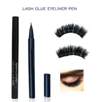 

No Smudge Long Lasting Eyelash Extension Glue Liquid Eyeliner Black Lash Adhesive Eye Liner Pen Private Label