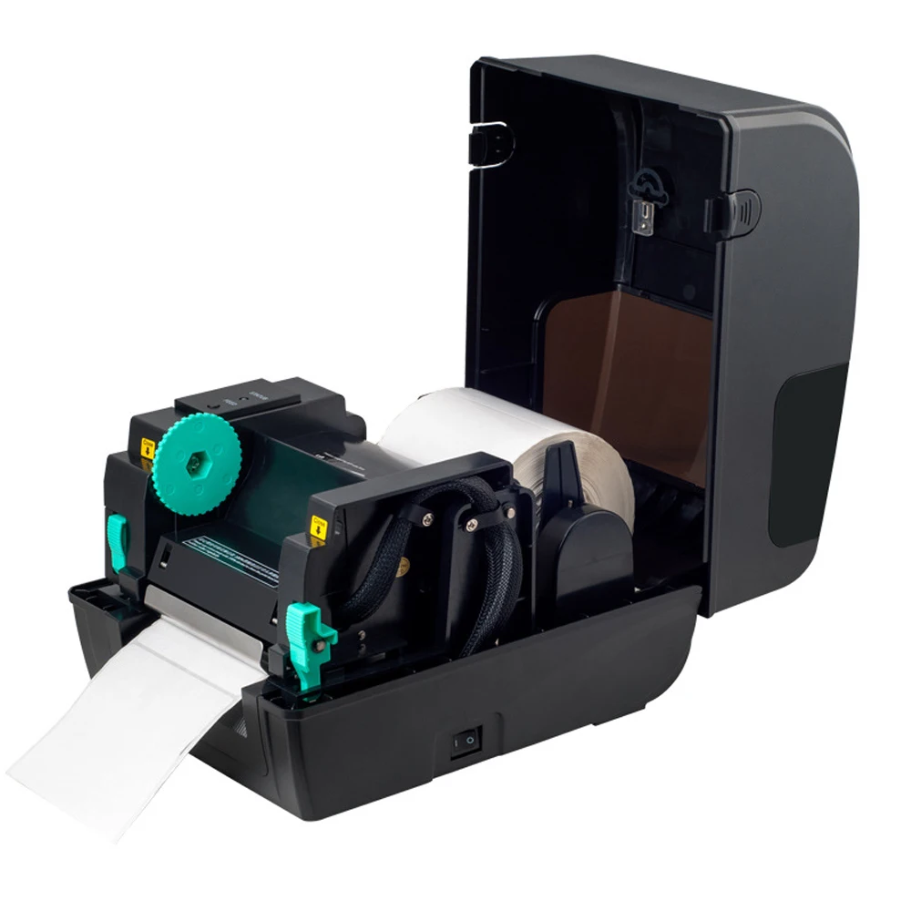 

Newest 4 inch 300dpi wash care fabric label printer with cutter for clothing imel printer