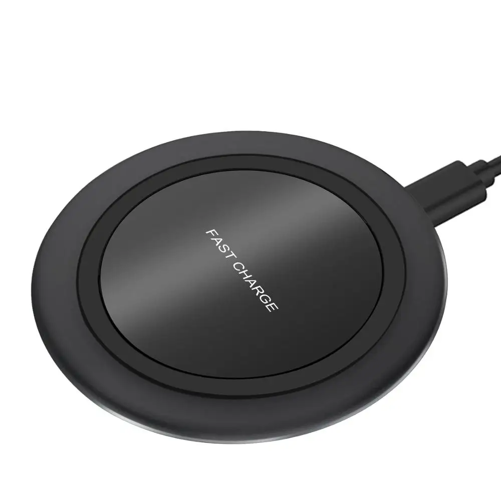 

10W mirror design private mold fast qi wireless phone charging