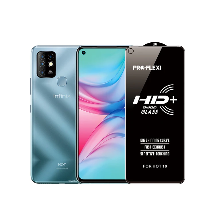 

Wholesale Infinix Hot 10 Hd+ Clear Mobile Phone Temper Glass Phone Screen Protector, Iph -- b & w other-b