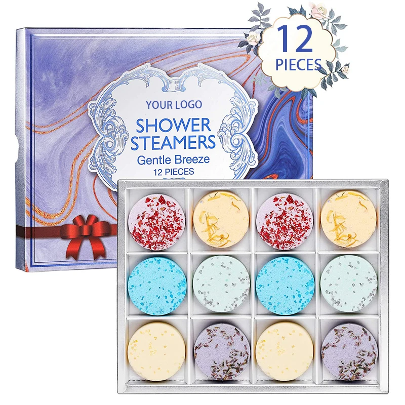 

Wholesale Custom Eucalyptus Rose Eucalyptus Shower Steamers Aromatherapy, Colorful