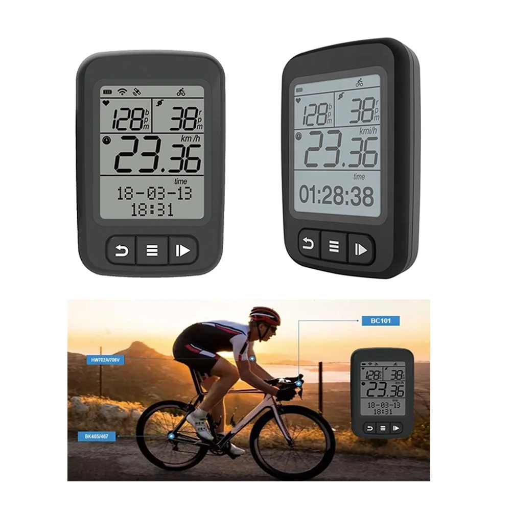 

Low Moq Bike Odometer Bike Computer Bicycle Computer, Black