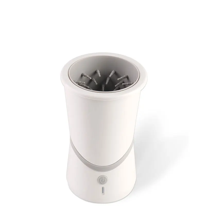 

Electric Dog Paw Cleaner with Towel Soft Silicone Pet Foot Cleaning Brush, White